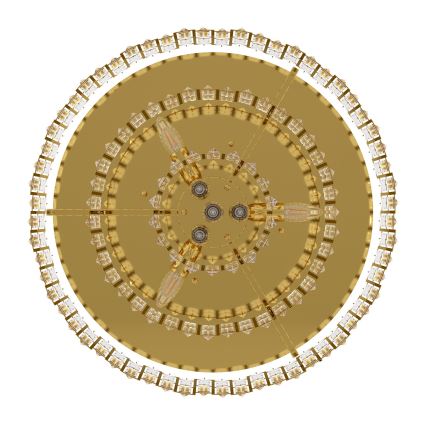 Eglo - Plafond Lamp 10xE14/25W/230V d. 63 cm
