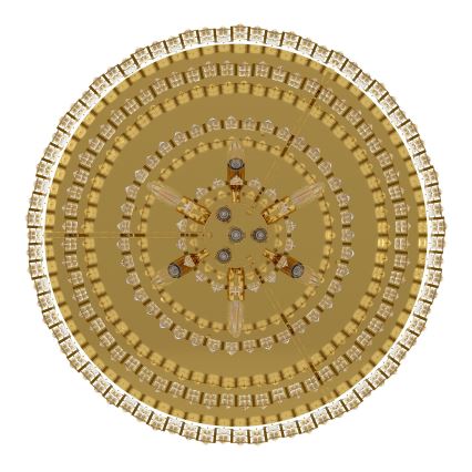 Eglo - Plafonnier 10xE14/25W/230V d. 78 cm