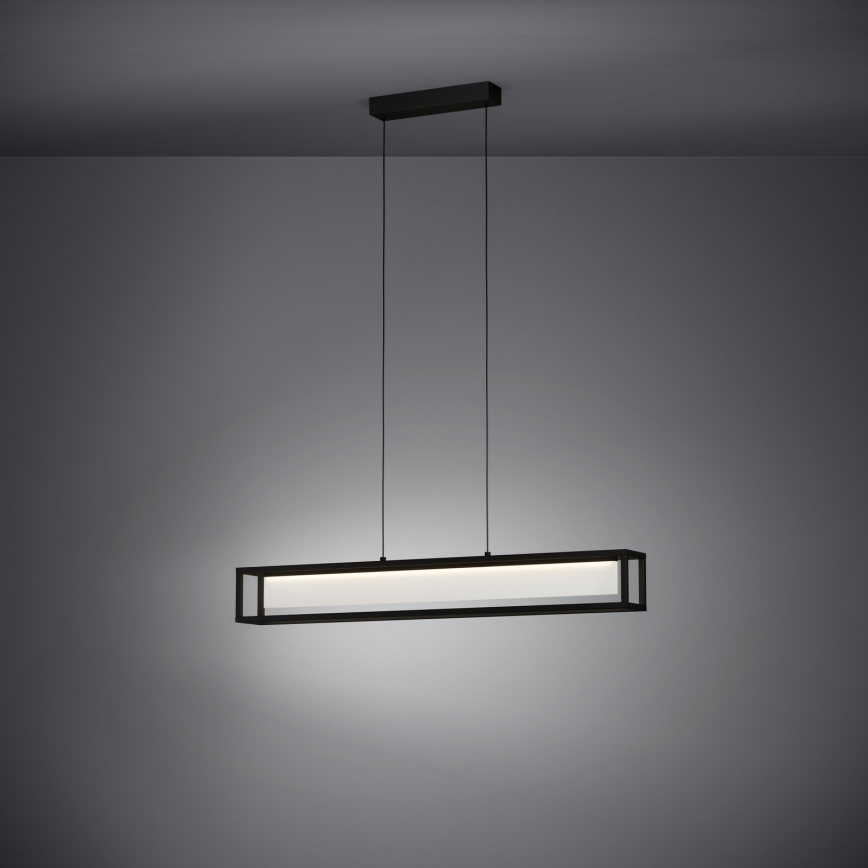 Eglo 39629 - Dimbare LED-hanglamp met kabel GUALAJO LED/27W/230V zwart