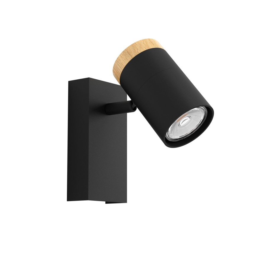 Eglo - LED Wandspot 1xGU10/4,5W/230V 3000K zwart/bruin