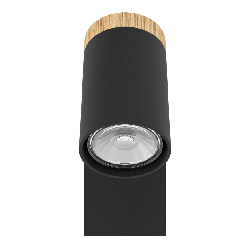 Eglo - LED Wandspot 1xGU10/4,5W/230V 3000K zwart/bruin