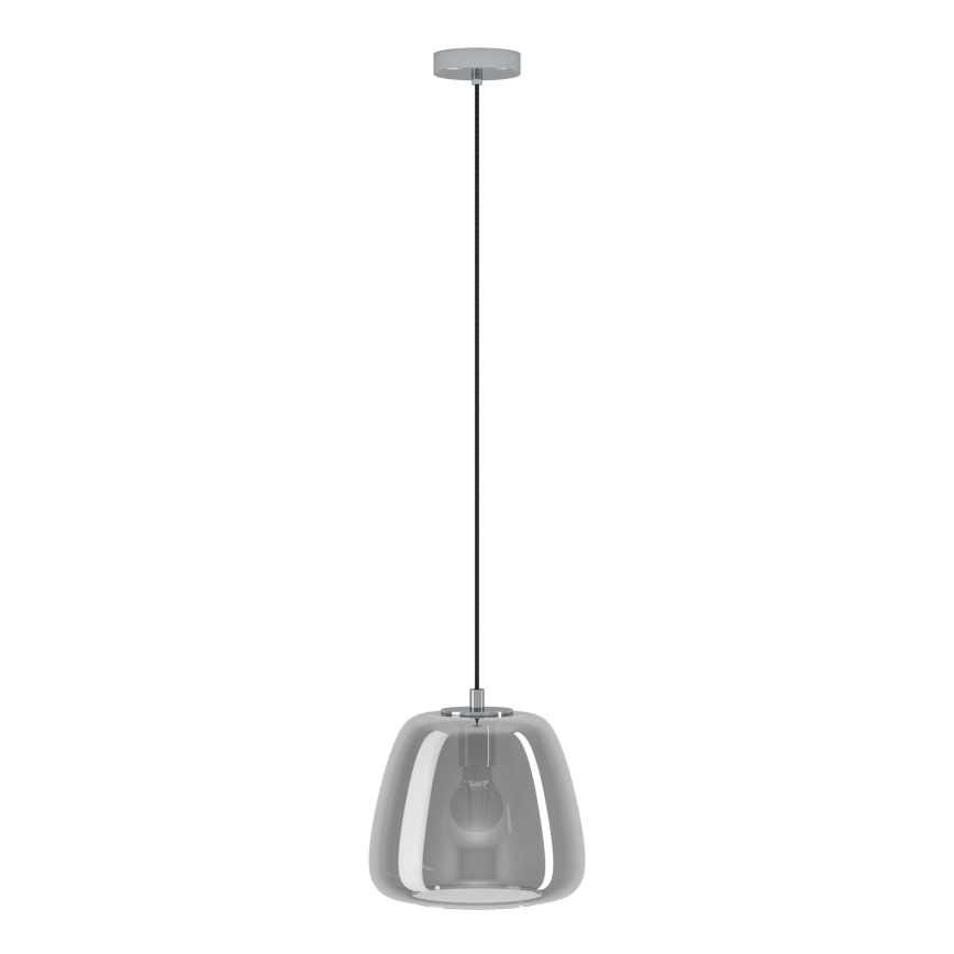 Eglo - Suspension filaire 1xE27/40W/230V d. 26 cm fumé