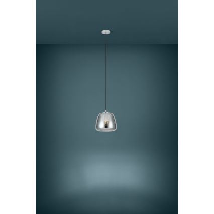 Eglo - Suspension filaire 1xE27/40W/230V d. 26 cm fumé