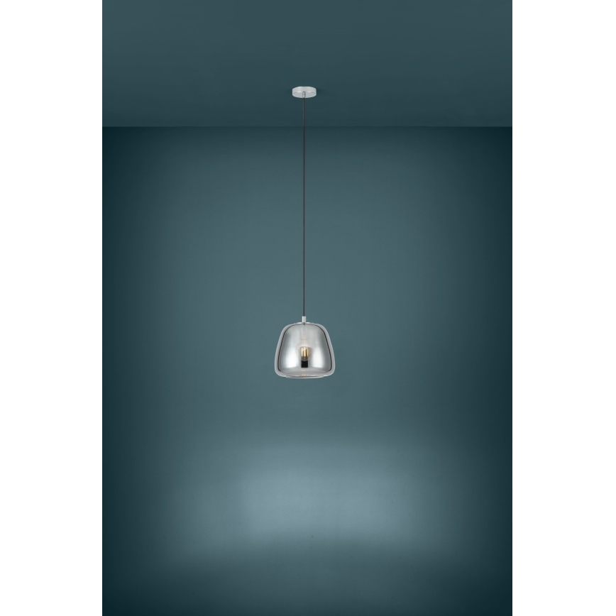 Eglo - Suspension filaire 1xE27/40W/230V d. 26 cm fumé