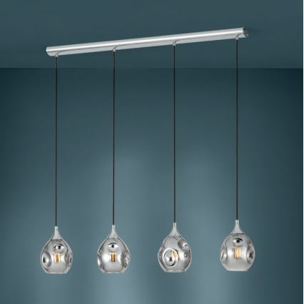 Eglo 39681 - Suspension filaire 4xE27/40W/230V