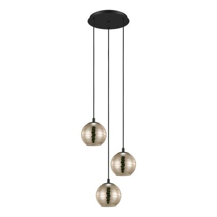 Eglo - Suspension filaire 3xE27/40W/230V