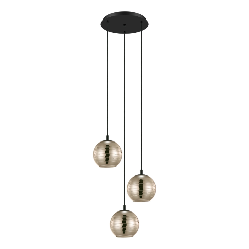 Eglo - Suspension filaire 3xE27/40W/230V