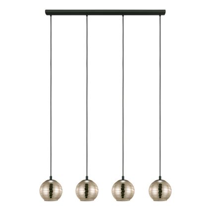 Eglo - Hanglamp aan een koord 4xE27/40W/230V