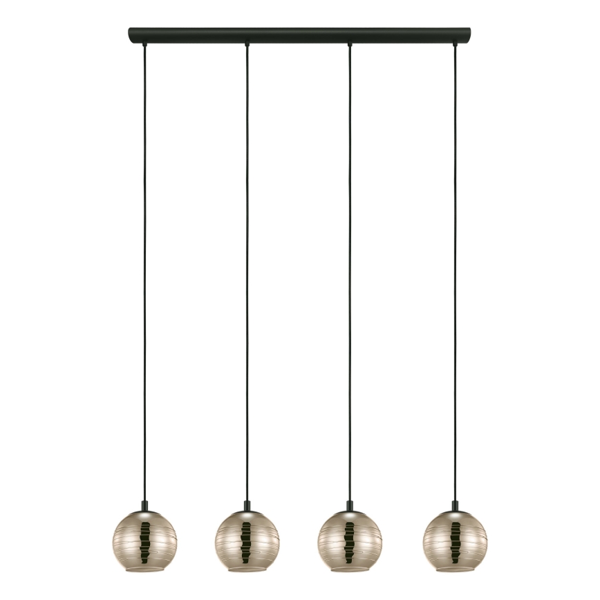 Eglo - Suspension filaire 4xE27/40W/230V