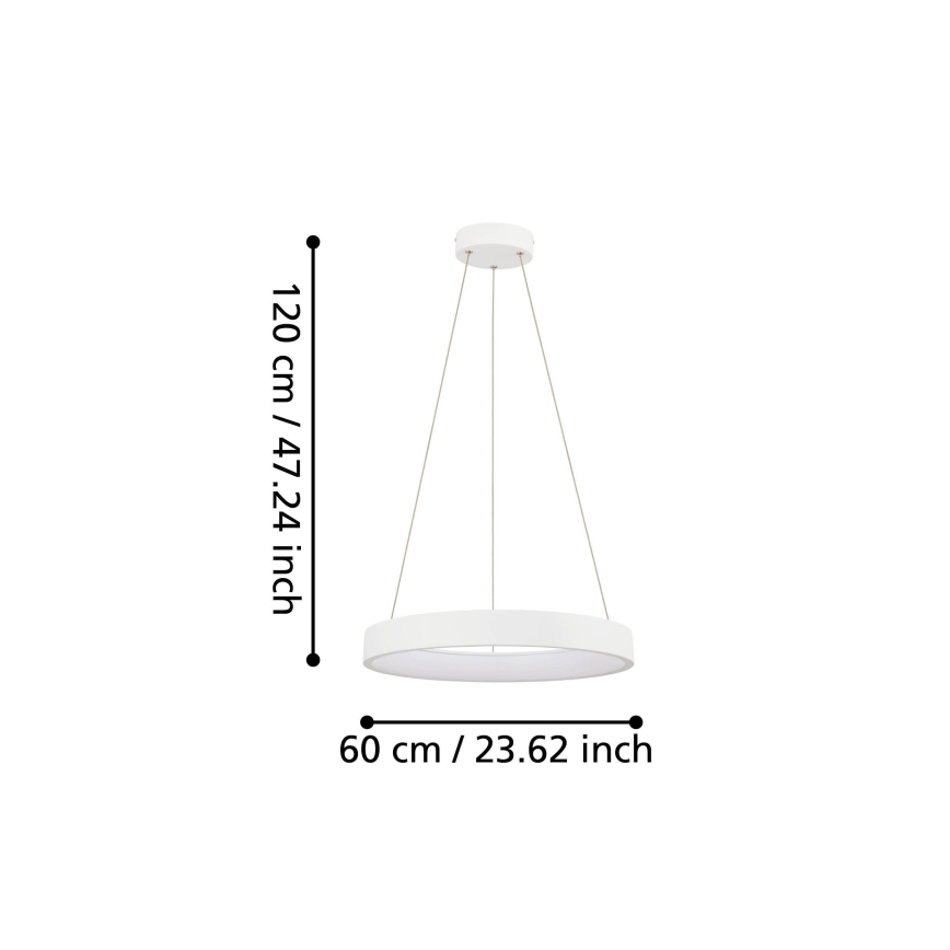 Eglo - Suspension filaire LED à intensité variable LED/34W/230V
