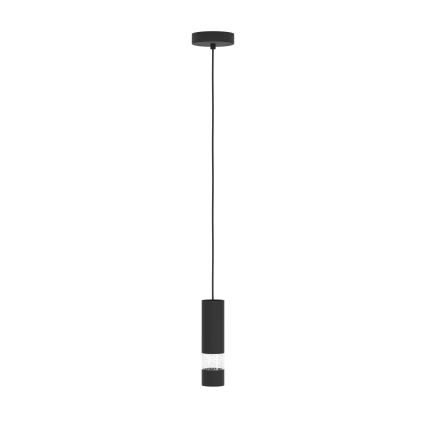 Eglo - LED Hanglamp aan een koord 1xGU10/4,6W/230V zwart