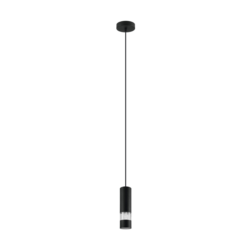 Eglo - Suspension filaire LED 1xGU10/4,6W/230V noir