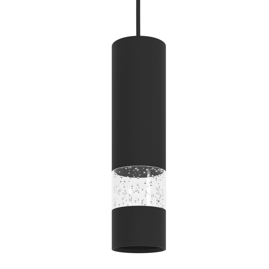 Eglo - Suspension filaire LED 1xGU10/4,6W/230V noir