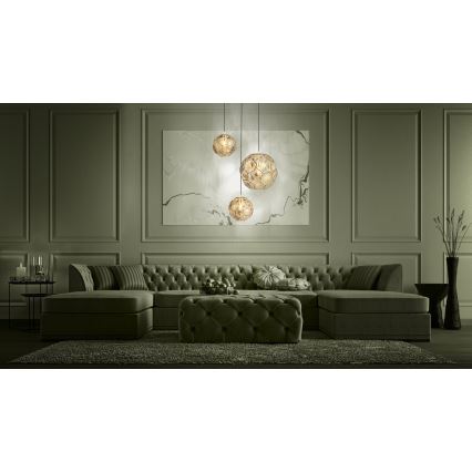 Eglo - Hanglamp aan een koord 3xE27/60W/230V
