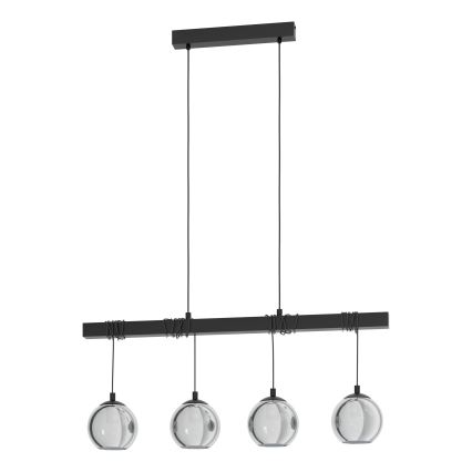 Eglo - Hanglamp aan een koord 4xE27/40W/230V