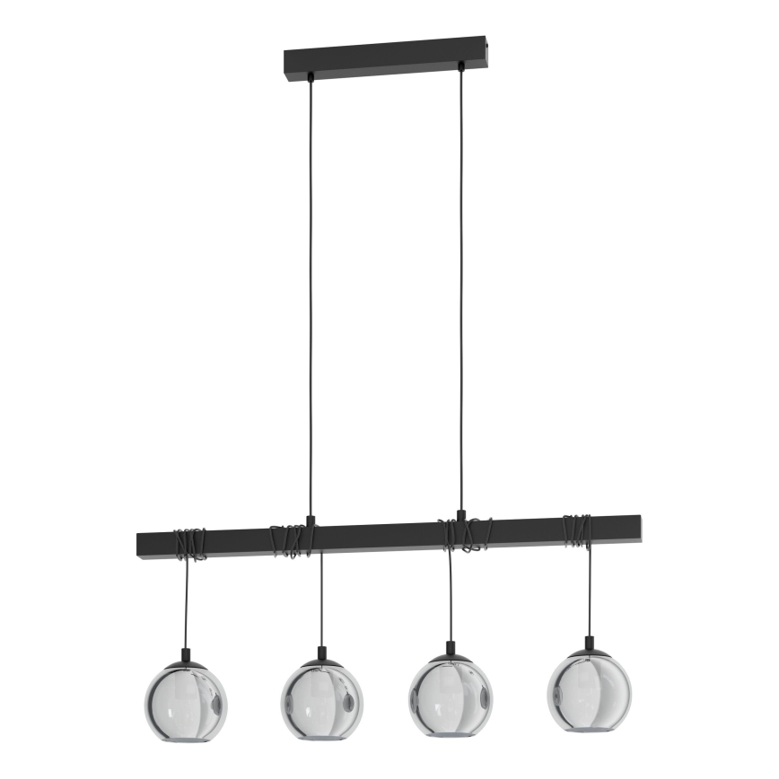 Eglo - Hanglamp aan een koord 4xE27/40W/230V