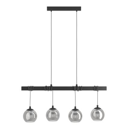 Eglo - Hanglamp aan een koord 4xE27/40W/230V