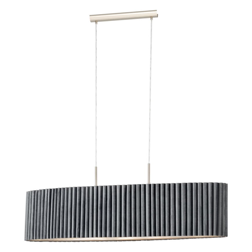 Eglo - Suspension filaire 2xE27/40W/230V grise