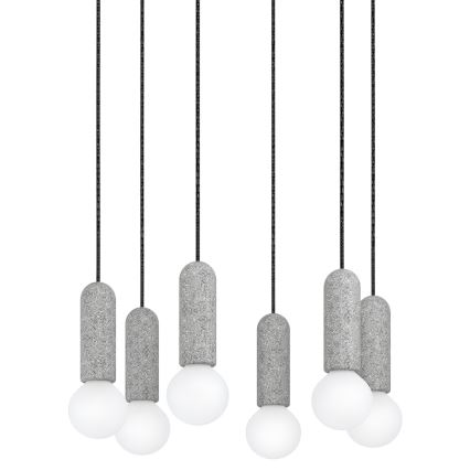 Eglo - Hanglamp aan een koord 6xE27/40W/230V spin