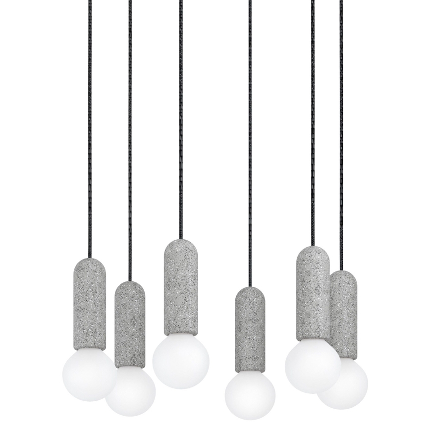 Eglo - Hanglamp aan een koord 6xE27/40W/230V spin