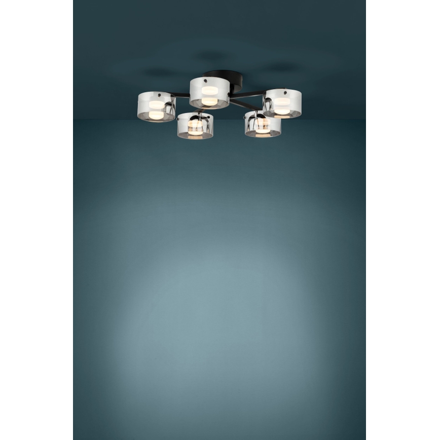 Eglo - Dimbare LED Hanglamp voor Oppervlak Montage 5xLED/5,4W/230V