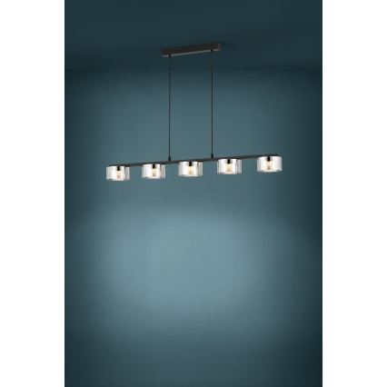 Eglo - Suspension filaire LED à intensité variable 5xLED/5,4W/230V