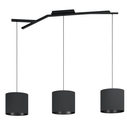 Eglo - Suspension filaire 3xE27/40W/230V