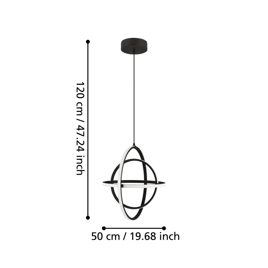 Eglo - LED Hanglamp aan een koord LED/38W/230V