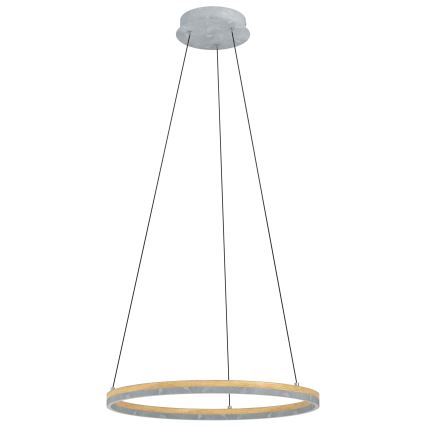 Eglo - Suspension filaire à intensité variable LED/36W/230V 3000K gris/chêne