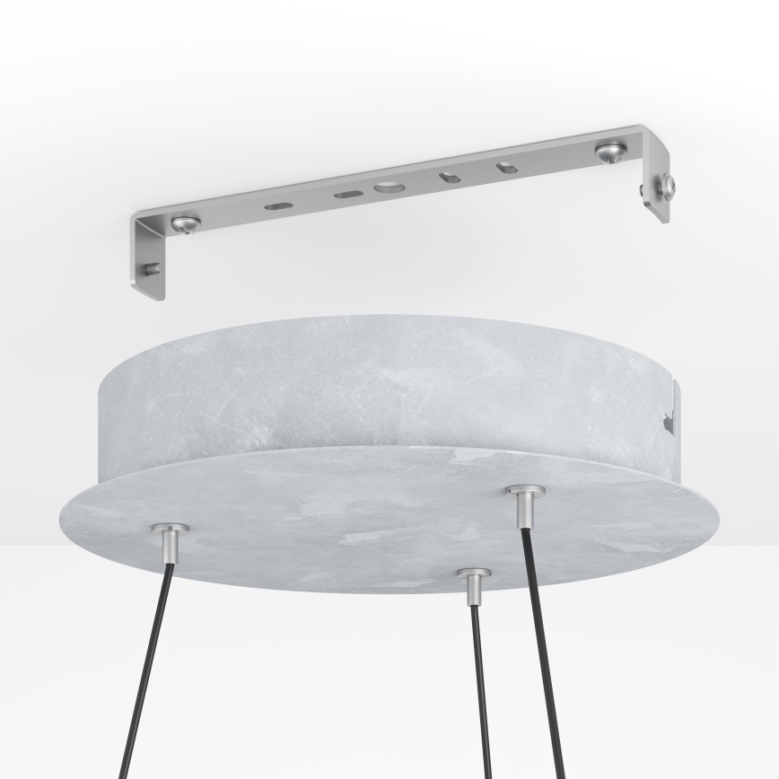 Eglo - Suspension filaire à intensité variable LED/36W/230V 3000K gris/chêne