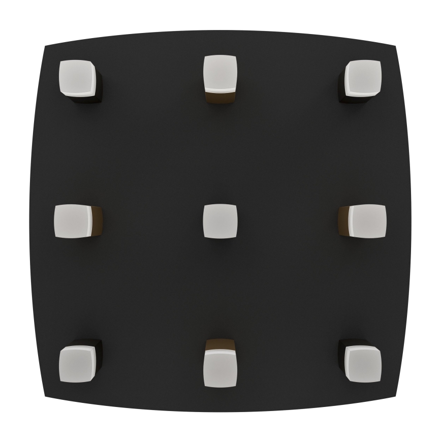 Eglo - Dimbare LED Plafondlamp 9xLED/3,1W/230V 3000K antraciet/goud