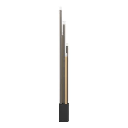Eglo - Dimbare LED Staande lamp 5xLED/3,7W/230V 3000K antraciet/goud