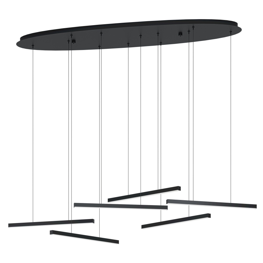 Eglo - Suspension filaire à intensité variable 6xLED/8,4W/230V 3000K noir
