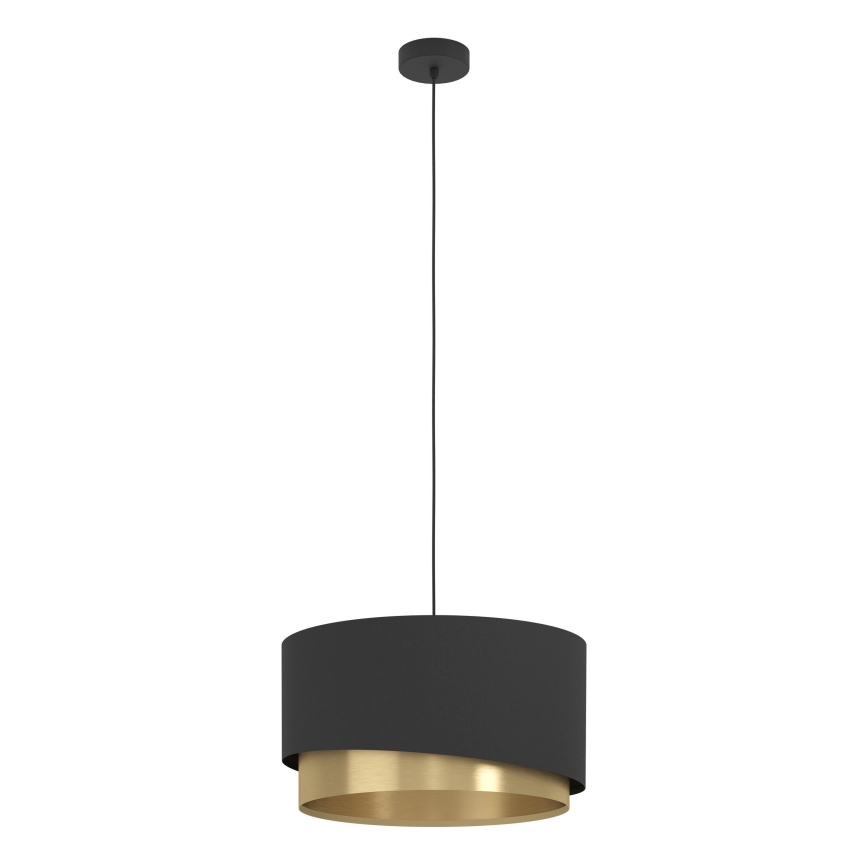 Eglo - Suspension filaire 1xE27/40W/230V noir/doré
