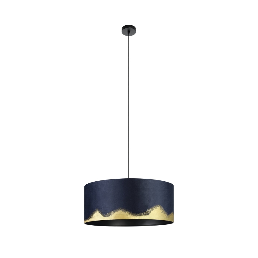 Eglo - Suspension filaire 1xE27/40W/230V d. 53 cm bleu/doré