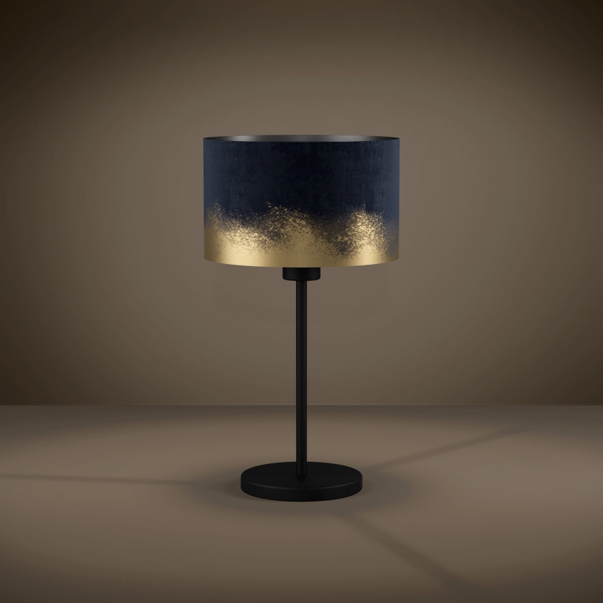 Eglo 39975 - Lampe de table CASUARITA 1xE27/40W/230V bleu/doré