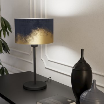 Eglo 39975 - Tafellamp CASUARITA 1xE27/40W/230V blauw/goud