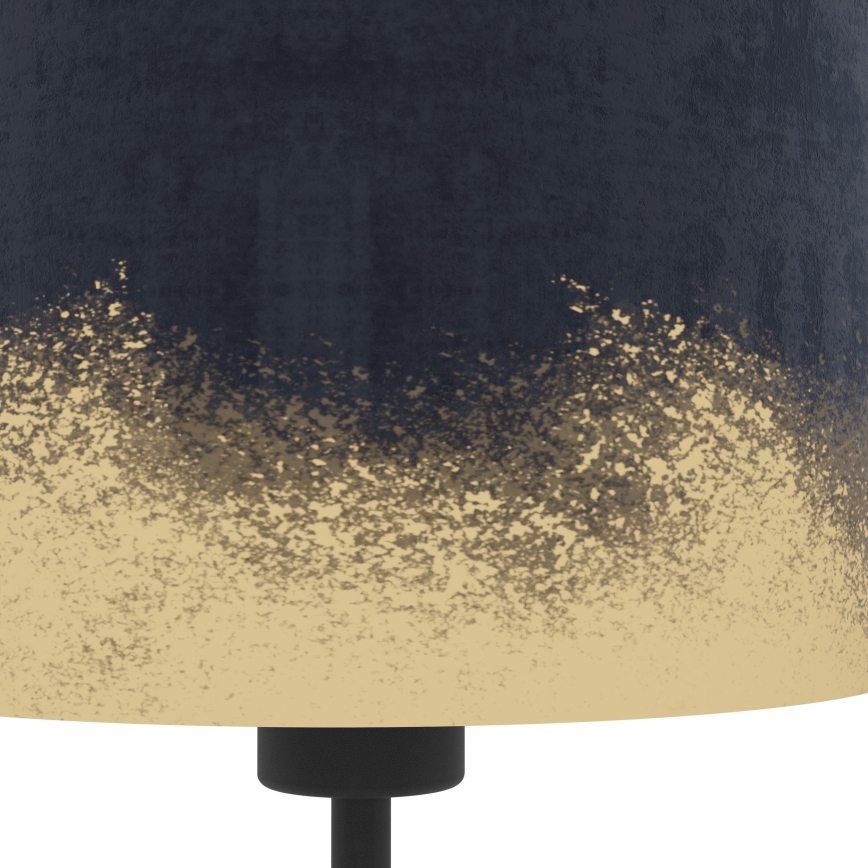 Eglo 39975 - Tafellamp CASUARITA 1xE27/40W/230V blauw/goud