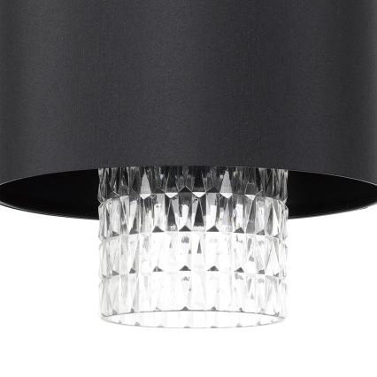 Eglo - Hanglamp aan een koord 1xE27/40W/230V zwart