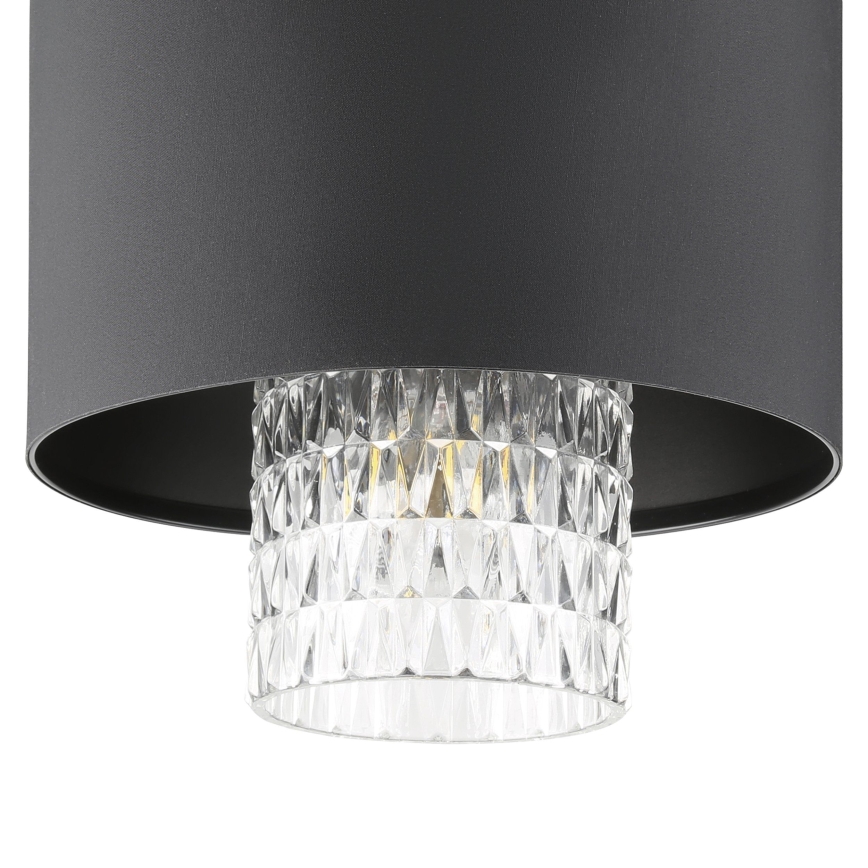 Eglo - Suspension filaire 3xE27/40W/230V noir