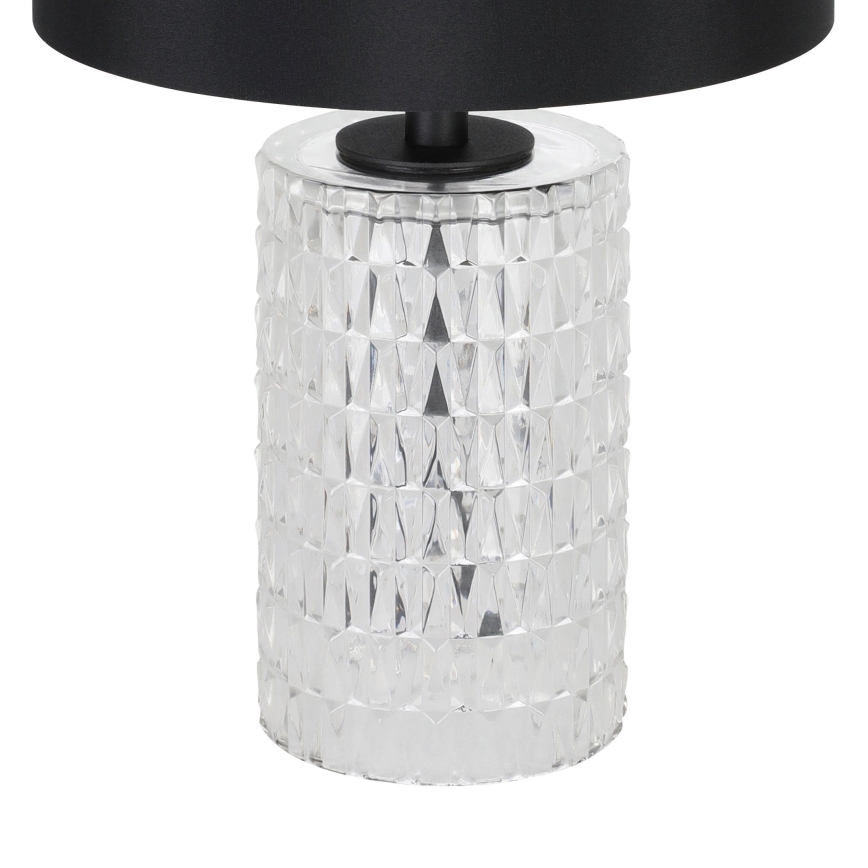 Eglo - Lampe de table 1xE27/40W/230V noir