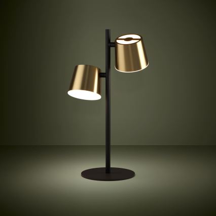 Eglo - Lampe de table LED 2xGU10/4,6W/230V 3000K doré