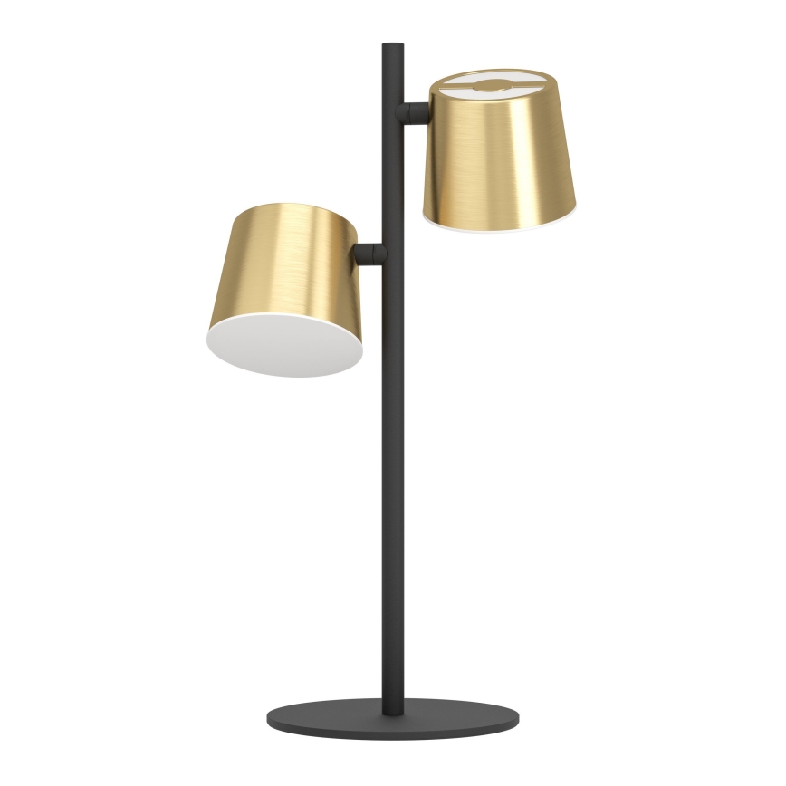 Eglo - LED Tafellamp 2xGU10/4,6W/230V 3000K goud