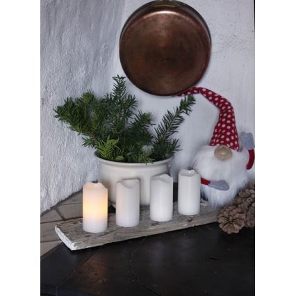 Eglo - Lot de 4 décorations de Noël LED 1xLED/0,18W/2xCR2032 + télécommande