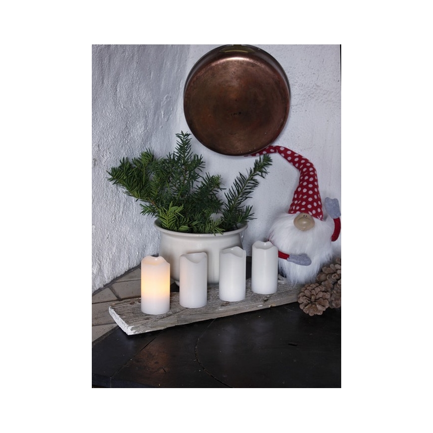 Eglo - Lot de 4 décorations de Noël LED 1xLED/0,18W/2xCR2032 + télécommande