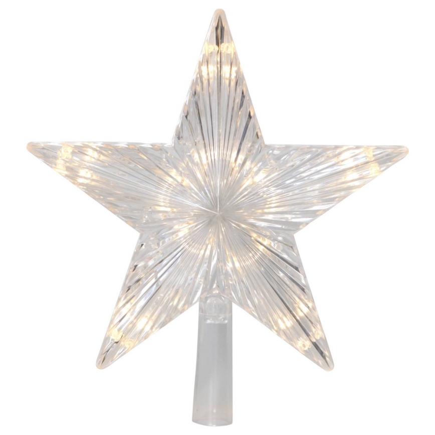 Eglo - Etoile de noël 10xLED/0,06W/2xAA