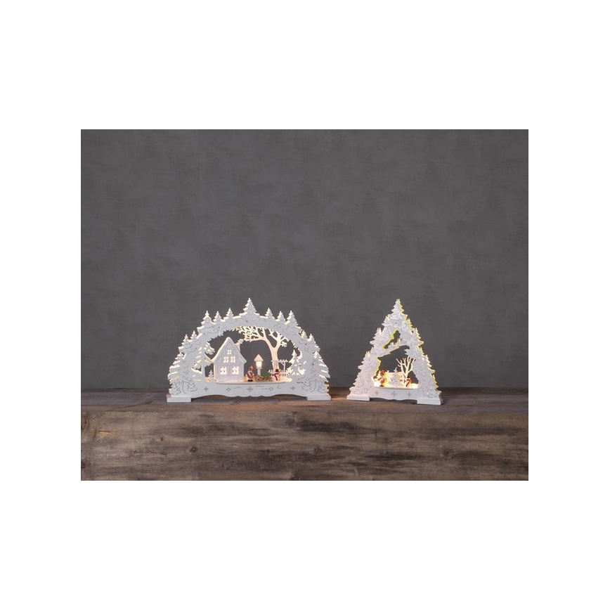 Eglo - Décoration de noël 10xLED/0,064W/3xAA