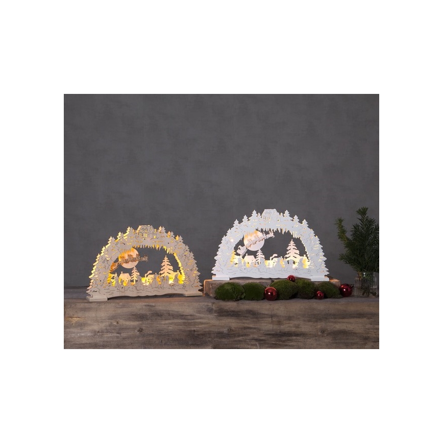 Eglo - Décoration de noël 10xLED/0,064W/3xAA