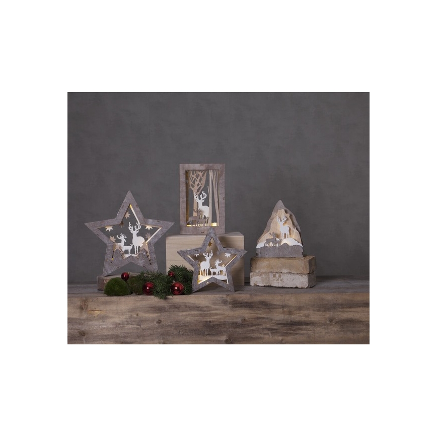Eglo - Décoration de noël 10xLED/0,03W/2xAA
