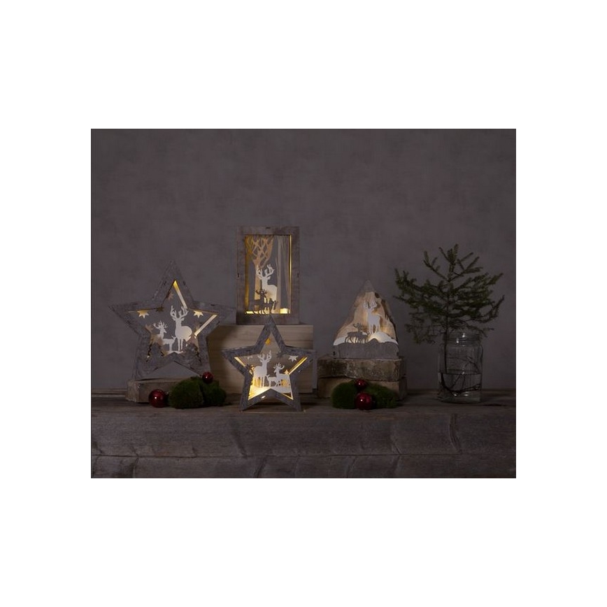 Eglo - Décoration de noël 10xLED/0,03W/2xAAA